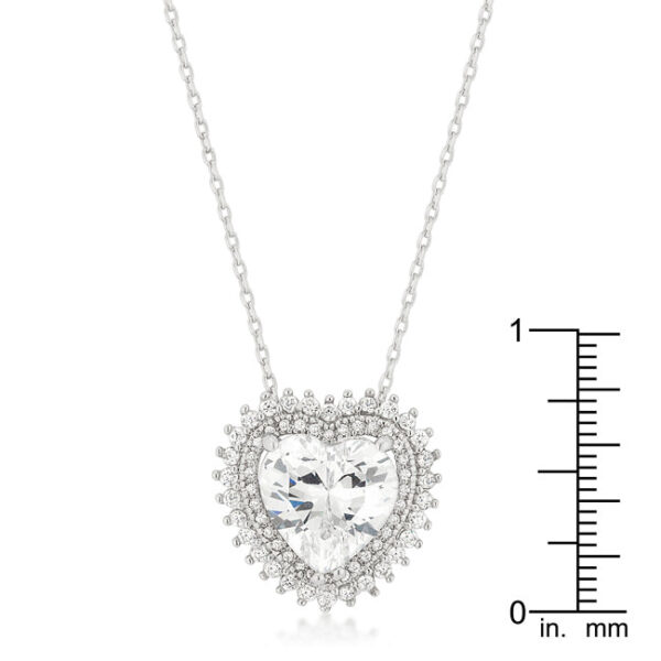 Pendant shown with the lobster clasp and chain extender visible
