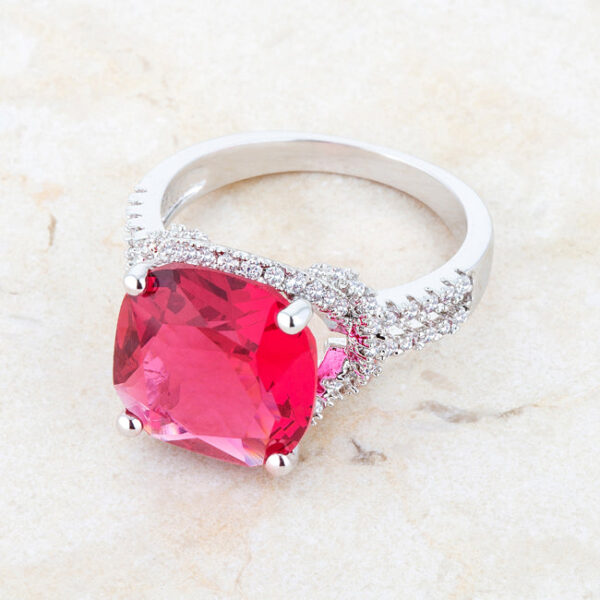Ring shown standing upright against a plain background