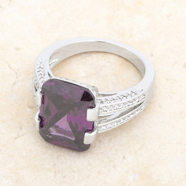 Ring displayed alone against a plain background showing its complete design