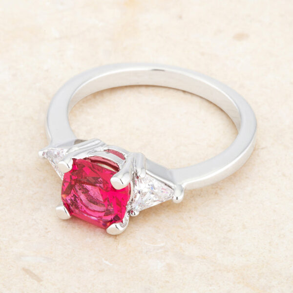 The ring displayed upright, showing its overall shape and proportions