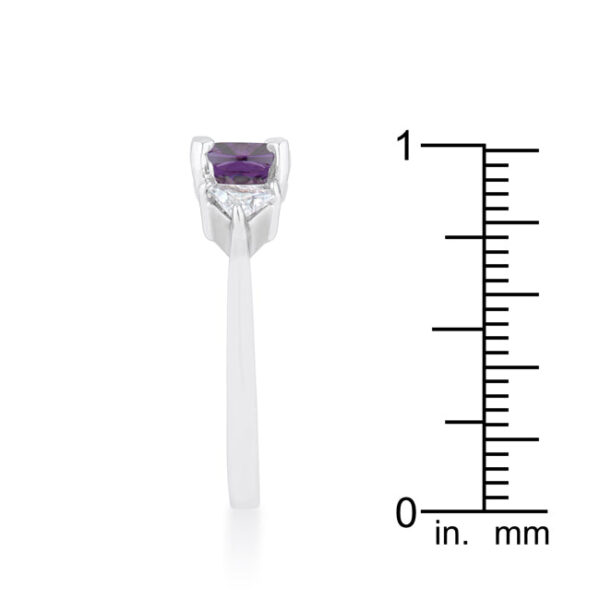 Ring shown on a flat surface displaying its full profile