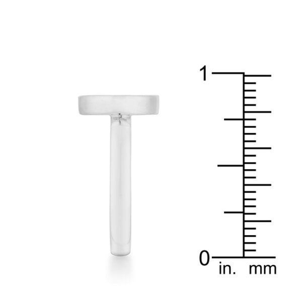 Circle ring shown from the side to show the profile of the band