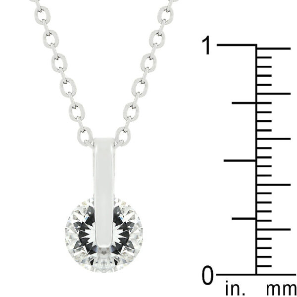 The pendant on its link chain with lobster clasp and extender visible