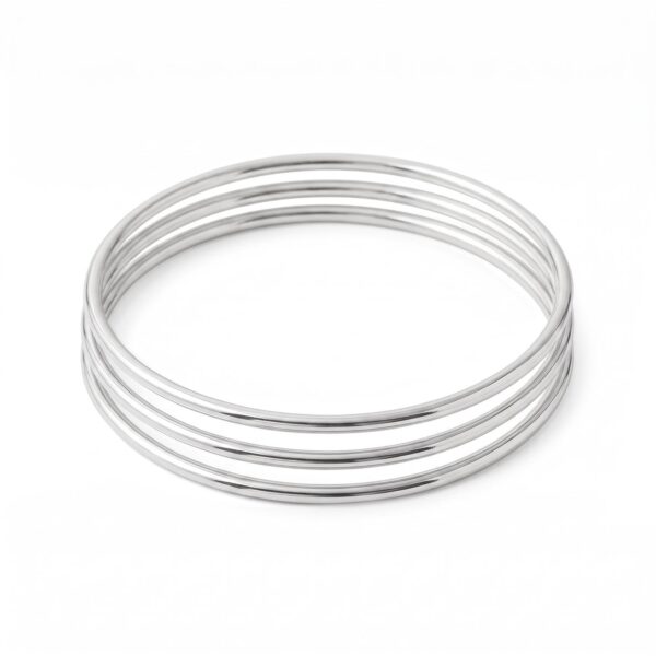 8 Handmade Round Bangle Bracelet - alternate view 2