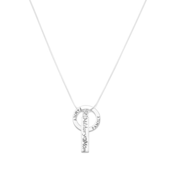 Close-up of the snake chain's lobster clasp closure against a white background