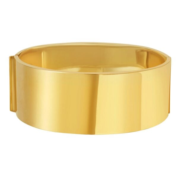 Designer Bold Width Bracelet in 14K Yellow Gold (24.60 mm) - alternate view 2