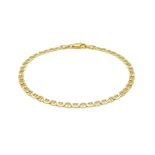 14k Yellow Gold Mariner Link Bracelet (3.20 mm) - alternate view 2