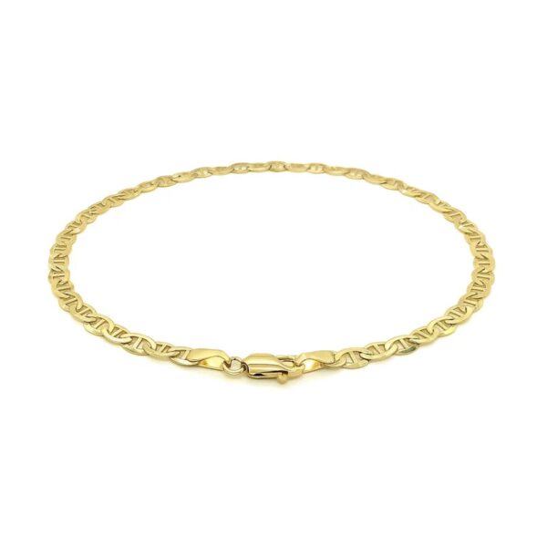 14k Yellow Gold Mariner Link Bracelet (3.20 mm) - alternate view 3