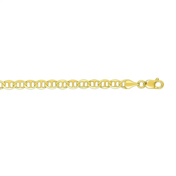 14k Yellow Gold Mariner Link Bracelet (4.50 mm) - alternate view 2