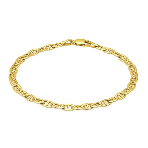 14k Yellow Gold Mariner Link Bracelet (4.50 mm) - alternate view 3