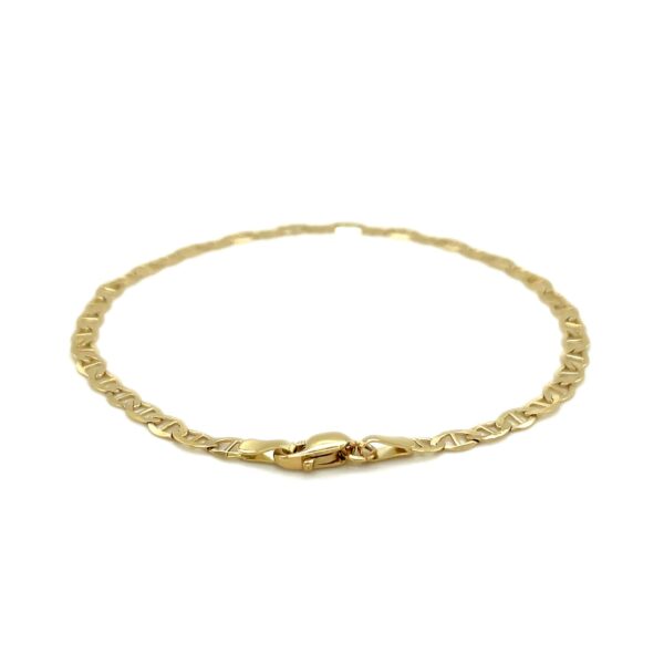 10k Yellow Gold Mariner Link Bracelet (3.20 mm) - alternate view 2