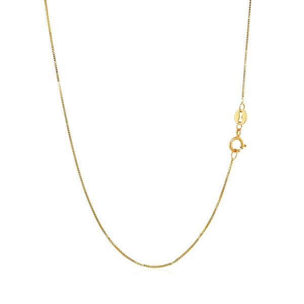 14k Yellow Gold Floating Heart Drop Pendant - alternate view 3