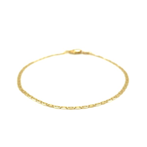10k Yellow Gold Mariner Link Bracelet (1.70 mm) - alternate view 2