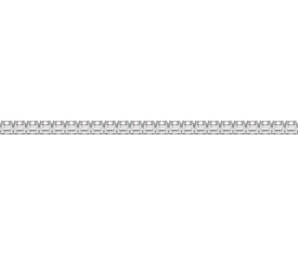 Lab Grown Round Diamond Tennis Bracelet in 14k White Gold (2 cctw F/G VS2/SI1) - F-G - alternate view 3