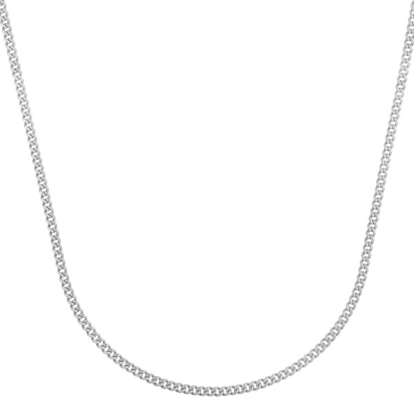 14k White Gold Light Gourmette Chain (2.80 mm) - Yellow Gold - alternate view 2