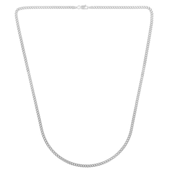 14k White Gold Light Gourmette Chain (2.80 mm) - Yellow Gold - alternate view 3
