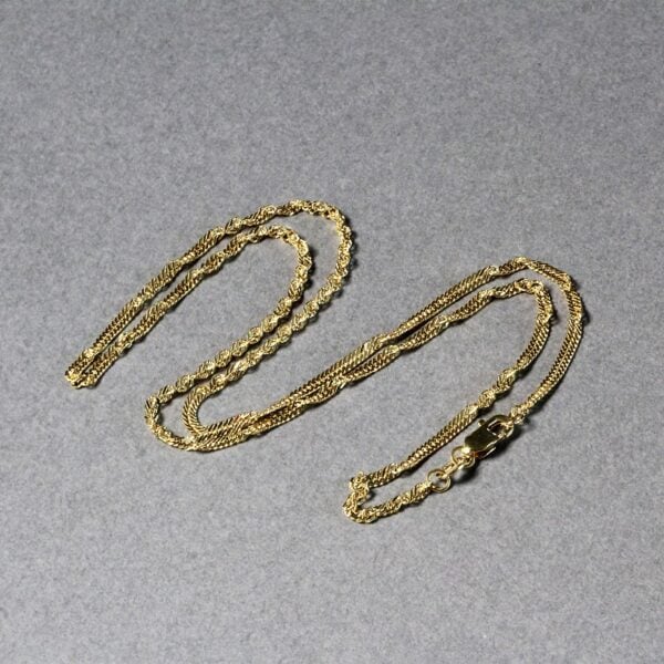 10k Yellow Gold Singapore Chain (1.80 mm) - alternate view 3