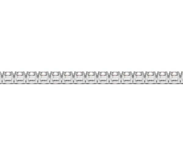 Lab Grown Round Diamond Tennis Bracelet in 14k White Gold (10 cctw F/G VS2/SI1) - F-G - alternate view 3