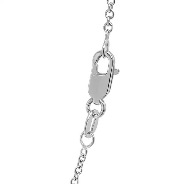 14k White Gold Round Cable Link Chain (1.9 mm) - alternate view 4