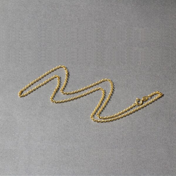 14k Yellow Gold Rolo Chain (1.90 mm) - alternate view 5