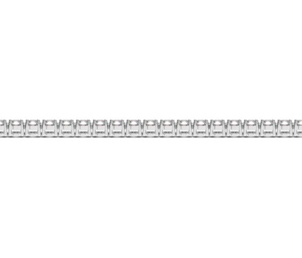 Lab Grown Round Diamond Tennis Bracelet in 14k White Gold (5 cctw F/G VS2/SI1) - F-G - alternate view 3