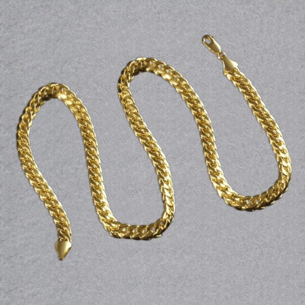 10k Yellow Gold Light Miami Cuban Chain (7.00 mm) - alternate view 5