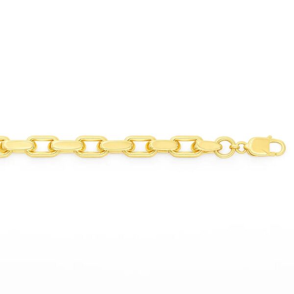14k Yellow Gold French Cable Chain Bracelet (2.50 mm) - alternate view 4