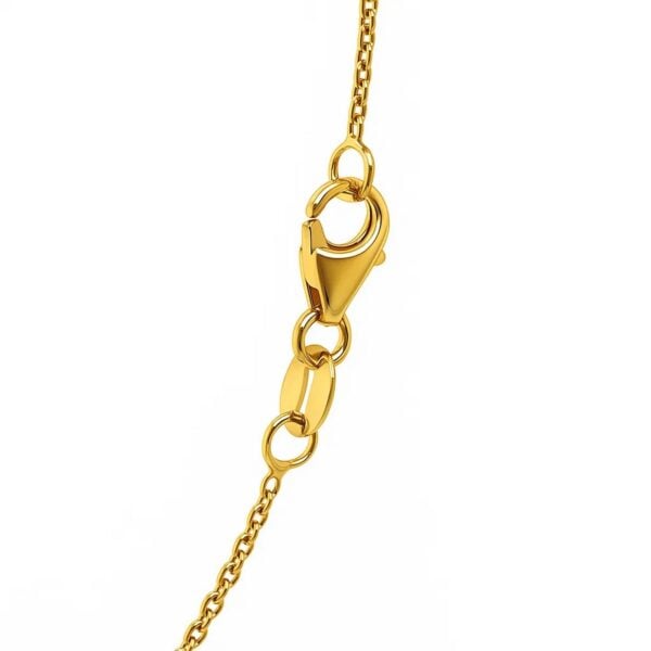 14k Yellow Gold Oval Cable Link Chain (1.10 mm) - alternate view 4