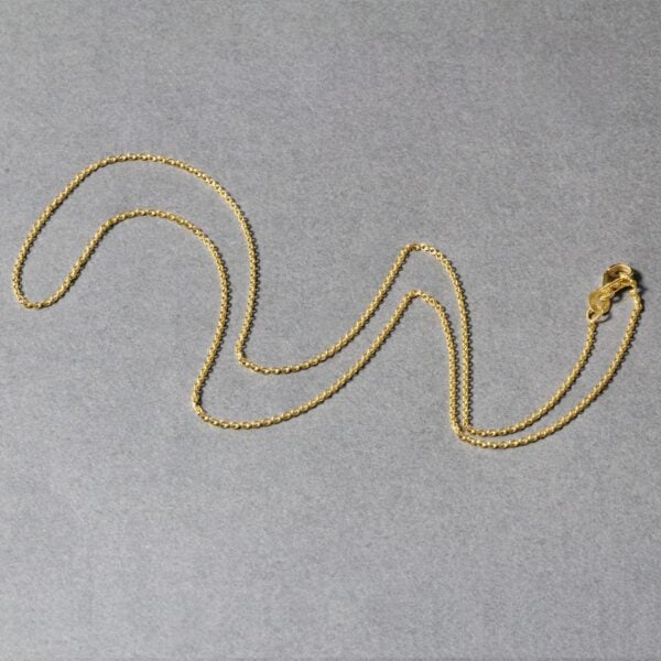 14k Yellow Gold Oval Cable Link Chain (1.10 mm) - alternate view 5