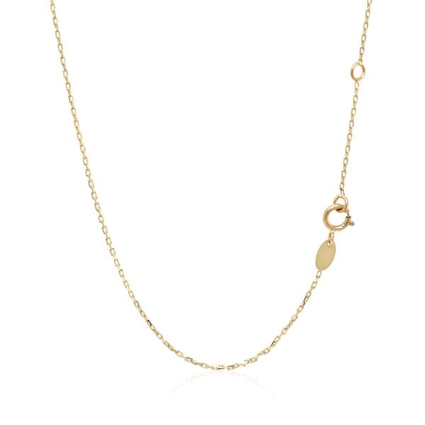 14k Tri-Color Gold Rosary Chain Necklace - alternate view 3