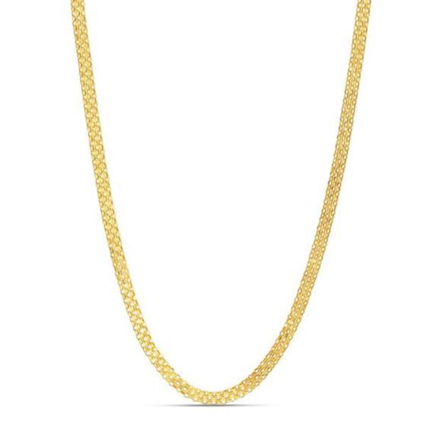 14k Yellow Gold Bismark Chain (3.50 mm) - alternate view 2
