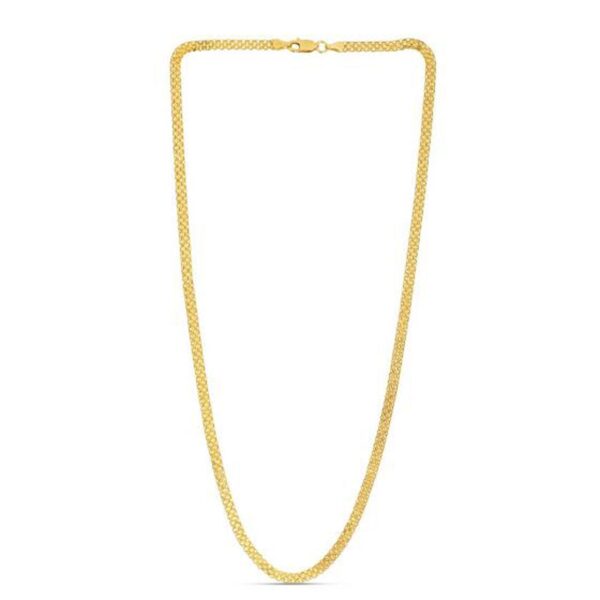 14k Yellow Gold Bismark Chain (3.50 mm) - alternate view 3