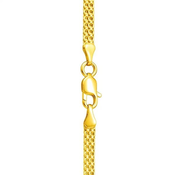 14k Yellow Gold Bismark Chain (3.50 mm) - alternate view 4