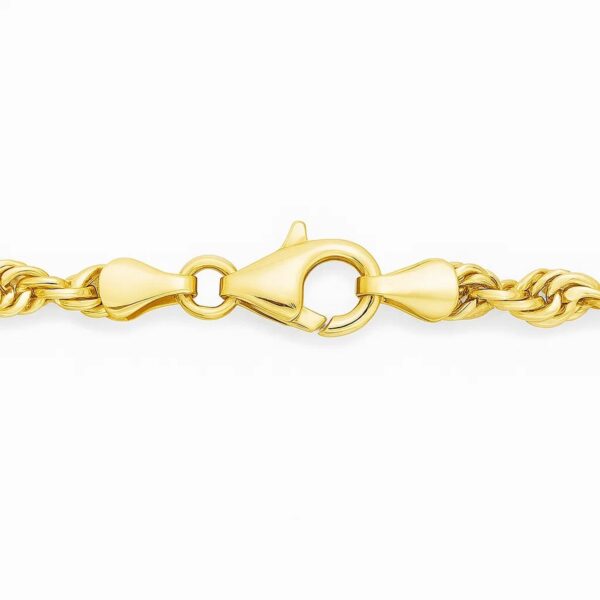 14k Yellow Gold Light Rope Chain (3.00 mm) - alternate view 5