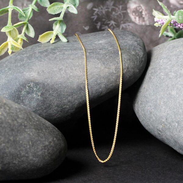 10k Yellow Gold Wheat Chain 0.6mm (0.60 mm) - alternate view 2