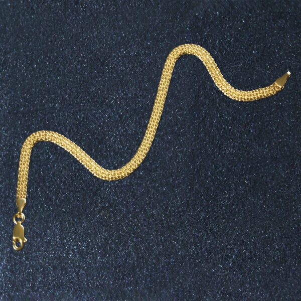 14k Yellow Gold Bismark Bracelet (3.50 mm) - alternate view 3
