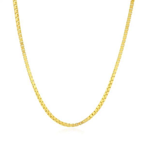 14k Yellow Gold Semi Solid Box Chain (1.80 mm) - alternate view 2