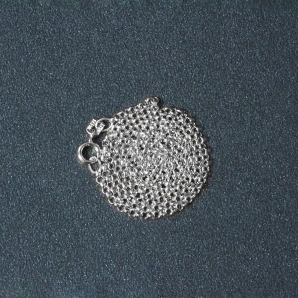 14k White Gold Rolo Chain (1.90 mm) - alternate view 5