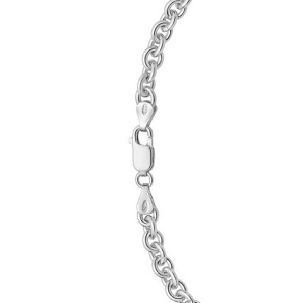 Sterling Silver Rhodium Plated Rolo Chain (4.70 mm) - alternate view 5