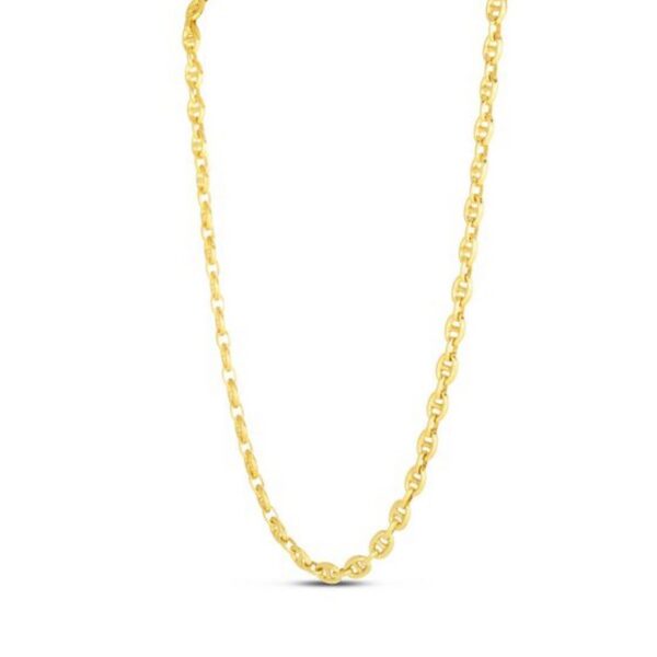 14k Yellow Gold High Polish Mariner Link Chain (5.40 mm) - alternate view 3