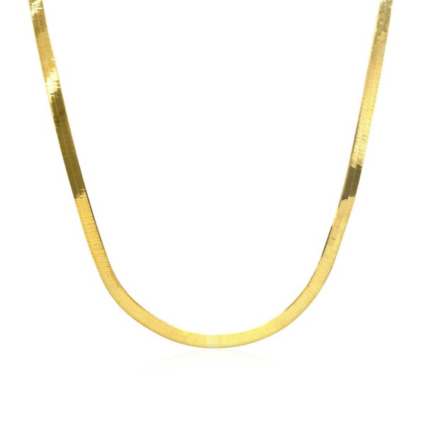 Imperial Herringbone Chain in 10k Yellow Gold (2.80 mm) - alternate view 2