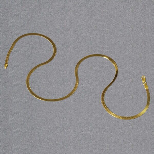 Imperial Herringbone Chain in 10k Yellow Gold (2.80 mm) - alternate view 5