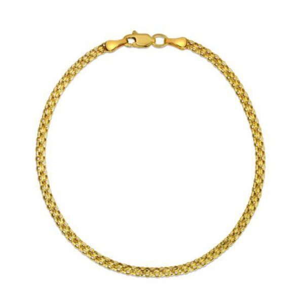14k Yellow Gold Bismark Bracelet (2.50 mm) - alternate view 2