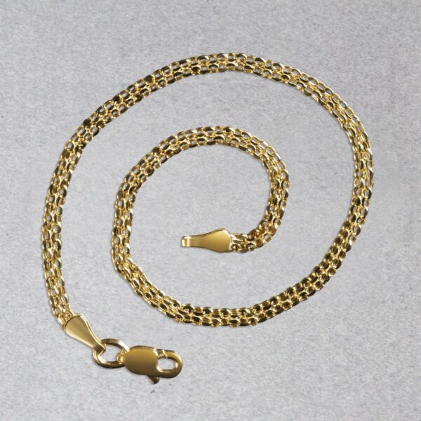 14k Yellow Gold Bismark Bracelet (2.50 mm) - alternate view 4