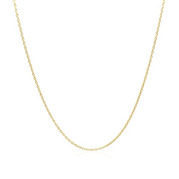 Adjustable Cable Chain in 14k Yellow Gold (0.97 mm) - alternate view 2