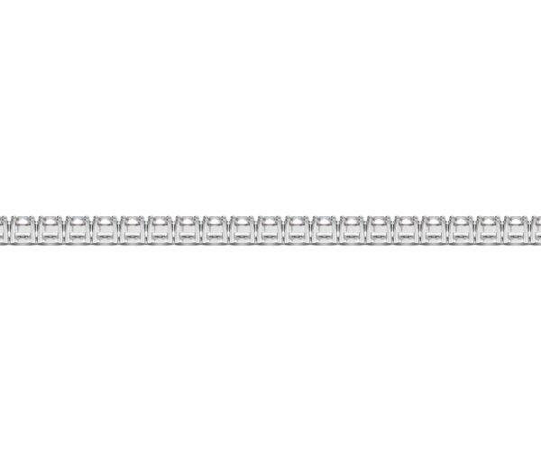 Lab Grown Round Diamond Tennis Bracelet in 14k White Gold (4 cctw F/G VS2/SI1) - F-G - alternate view 3