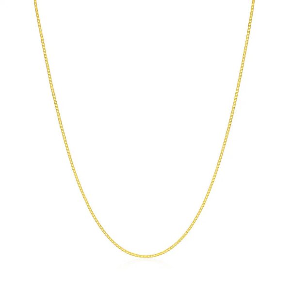 14k Yellow Gold Classic Box Chain (0.45 mm) - alternate view 2