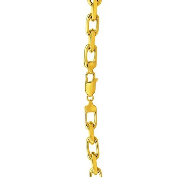 14k Yellow Gold French Cable Link Chain (6.1 mm) - alternate view 4