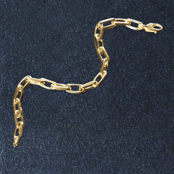 14k Yellow Gold French Cable Link Bracelet (6.00 mm) - alternate view 5