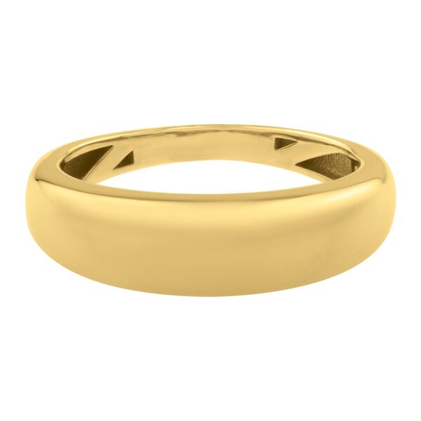 Graduated Dome Ring in 14K Yellow Gold (5.80 mm) - alternate view 2